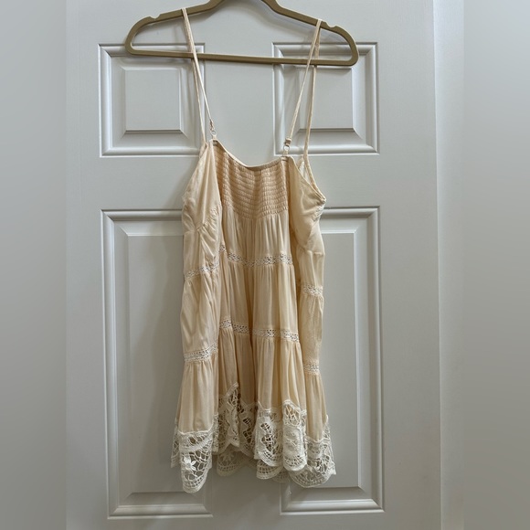 Free People peachy pink lace dress/top size small - Picture 2 of 4